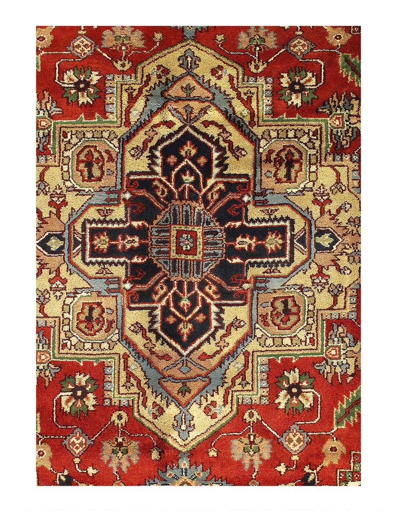 Fine Hand Knotted Persian serapi Design Rug 8' x 10'