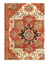 Fine Hand Knotted Persian serapi design 8'11 X 11'11''