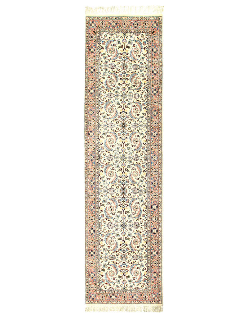 Fine Hand Knotted Persian Kashan design runner 2'8'' X 10'