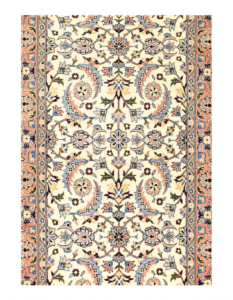 Fine Hand Knotted Persian Kashan design runner 2'8'' X 10'