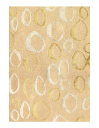 Cream Modern Runner wool & silk 2'.9'' X 10'