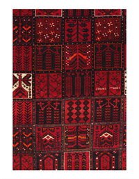 Red Persian baluch Rug 6'8'' X 9'3''