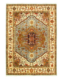 Fine Hand Knotted Persain serapi design 6'1'' X 9'