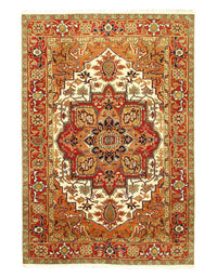 Fine Hand Knotted Persain serapi design 6' X 9'