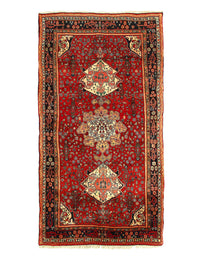 Persian Bidjar Rug - 4'10" X 9'2"