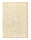 Ivory color Hand Knotted Modern rug 6'8'' X 9'4''