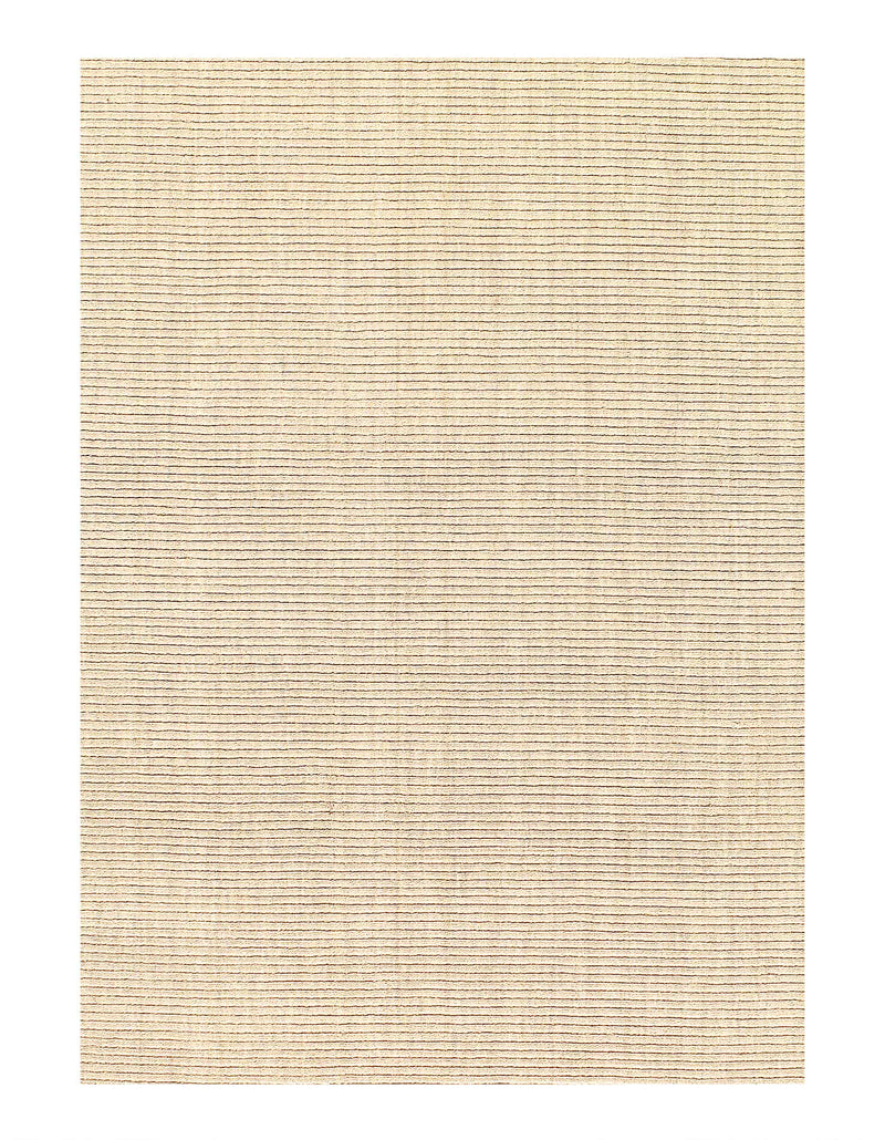 Ivory color Hand Knotted Modern rug 6'8'' X 9'4''