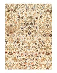 Fine Hand Knotted Persain Vintage Tabriz Design 6'2'' X 8'8''