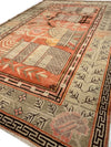 Fine Hand knotted Vintage Khotan rug 5'7''X 8'8''