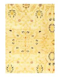 Fine Hand Knotted ziegler Sultanabad Desing rug 6'1'' X 9'1''