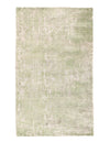 Light Green color Hand knotted Modern Rug 4' X 6''