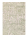 Light Green color Hand knotted Modern Rug 4' X 6''