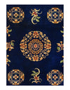 Navy Blue Chinese Vintage Peking 6' X 9'1''