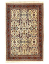 Fine hand Knotted vintage Turkish Hereke 4'2'' X 6'1''