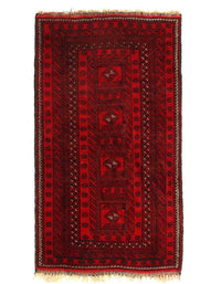 Fine Hand Knotted vintage Blaouchi Rug 3'5'' X 5'11''