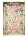 Fine Hand Knotted V.silk Chinese Aubusson rug 6' X 9'