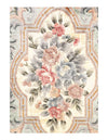 Fine Hand Knotted V.silk Chinese Aubusson rug 6' X 9'