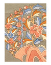 Vintage Chinese Art Deco rug 5'11'' X 7'8''