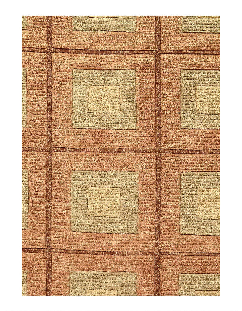 Fine Hand Knotted Modern rug 4'1'' x 6'1''