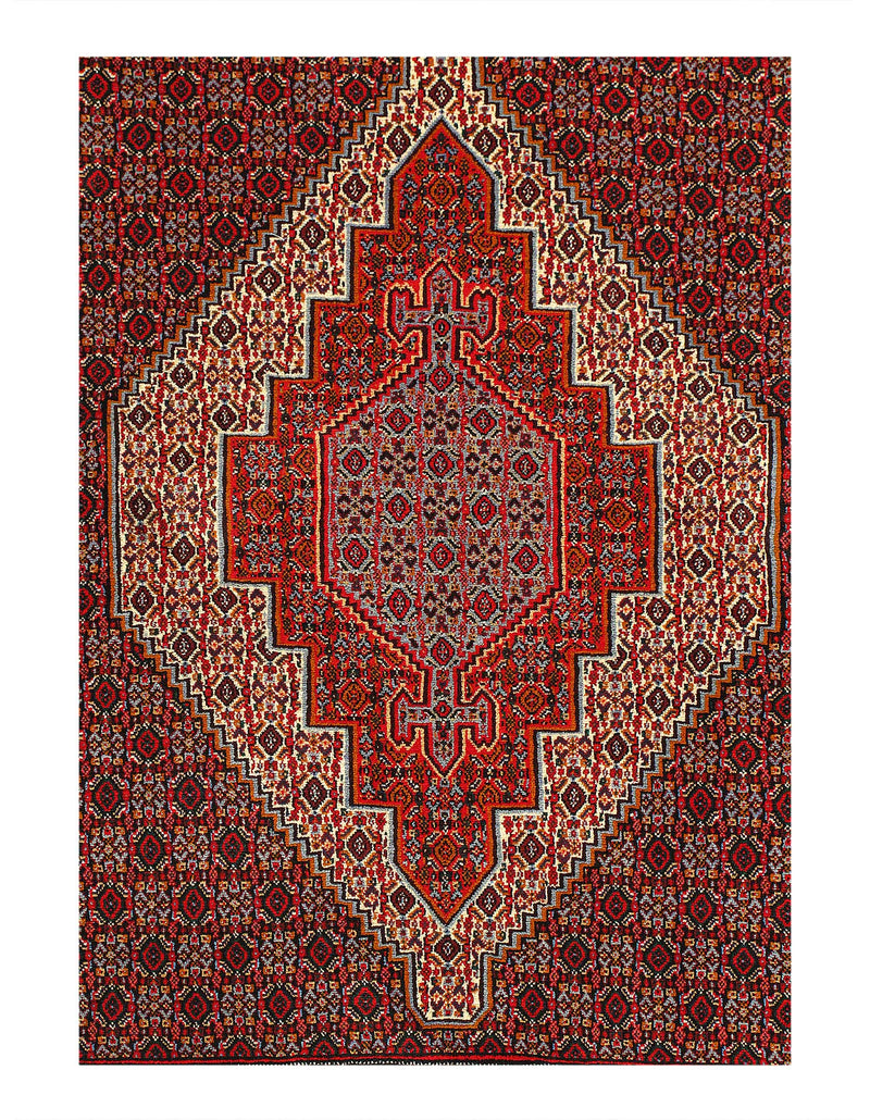 Fine Hand Knotted Persain Bidjar 4'1'' X 5'3''