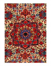 Fine Hand Knotted Persian Bidjar 3'11'' X 5'3''