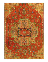 Fine Hand Knotted Persain Serapi design 3'9'' X 5'11''