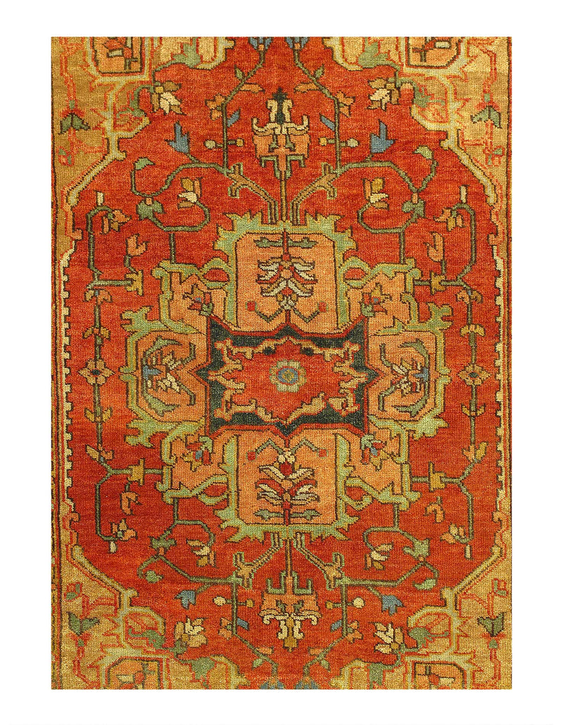 Fine Hand Knotted Persain Serapi design 3'9'' X 5'11''