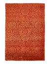 Rust Modern Rug 4'5" X 6'6"