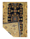 Navy Tabriz Design Design 4' X 6'