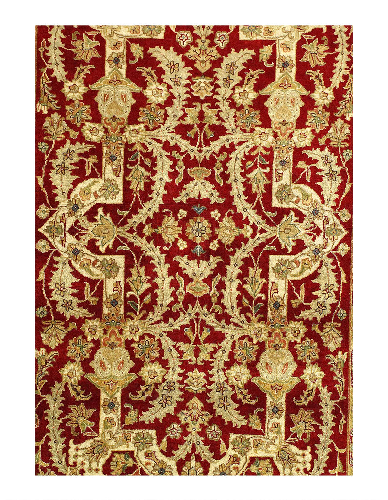 Hand Knotted Tabriz Design Rug - 4' x 6'