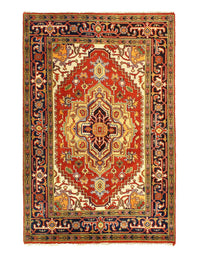 Fine Serapi Hand-Knotted Rug - 4' X 6'1"