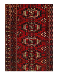 Red Russian Turkman 3'.6'' x 5'.8''