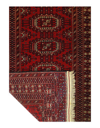 Red Russian Turkman 3'.6'' x 5'.8''