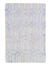 Light Blue Modern silk & wool 4' x 6