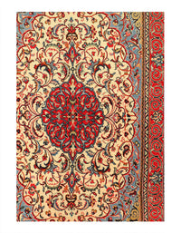 Fine Hand Knotted Persian sarouk 3'7'' X 5'8''