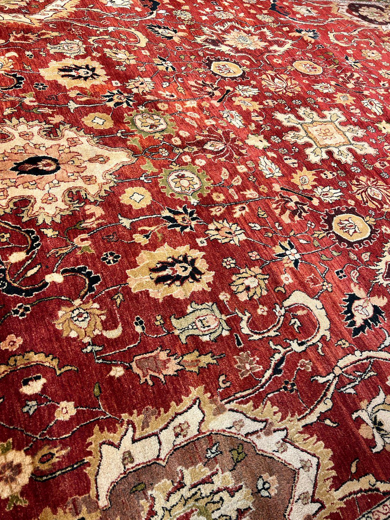 Fine Hand Knotted Agra 14'11'' X 25'5''