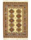 Fine Hand Knotted Persian vintage Ardabill Rug 4' X 6'4''