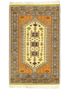 Fine Hand Knotted Persian vintage Ardabill Rug 4'1'' X 6'4''