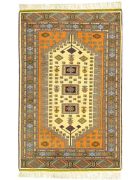 Fine Hand Knotted Persian vintage Ardabill Rug 4'1'' X 6'4''