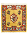 Gold Persian Bakhtiari Square 4' 5'' X 4' 5''