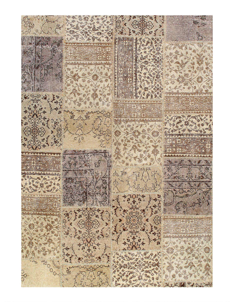 Tan Turkish Patchwork 8' X 10'