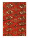 Rust Russian Turkman rug 4'.9'' x 6'.4''