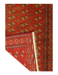 Rust Russian Turkman rug 4'.9'' x 6'.4''