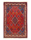 Fine Hand Knotted Persian Joshegan rug 3'7'' X 5'4''