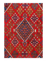 Fine Hand Knotted Persian Joshegan rug 3'7'' X 5'4''