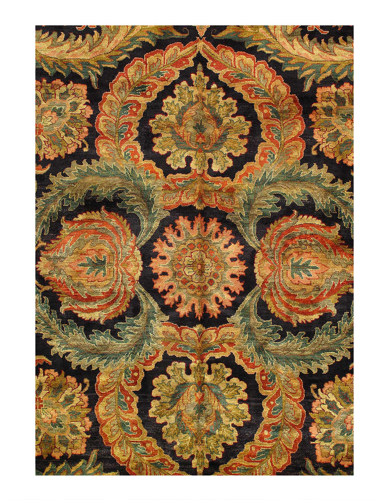 Fine Hand Knotted Agra Rug 10' X 13'11''