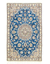 Fine Hand Knotted Persian silk & wool Nain 2'11'' X 4'11''