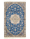 Fine Hand Knotted Persian silk & wool Nain 2'11'' X 4'8''