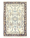 Ivory color Hand Knotted Persian Nain 3' X 5'