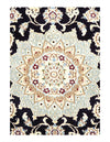 Fine Hand Knotted Silk & wool Persian Nain 2'11'' X 4'6''